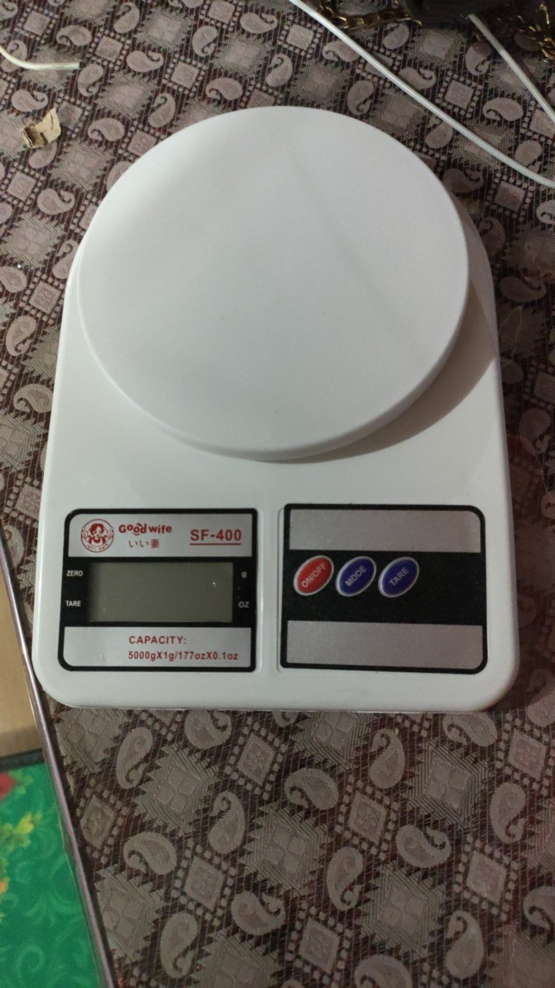 Timbangan Digital Dapur 10kg Sf400 / Electronic Kitchen Scale
