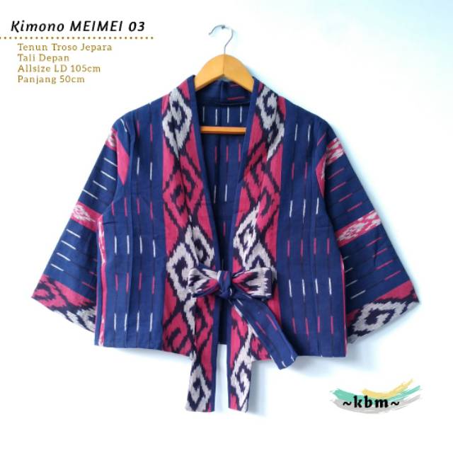 Kimono mei mei ori tenun troso