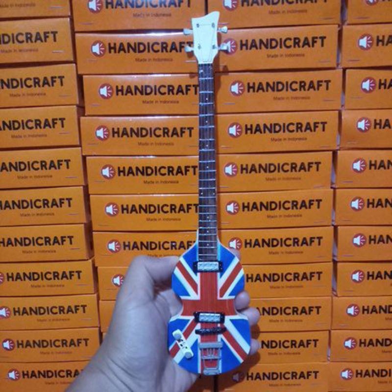 Miniatur gitar bass hofner uk The beatles