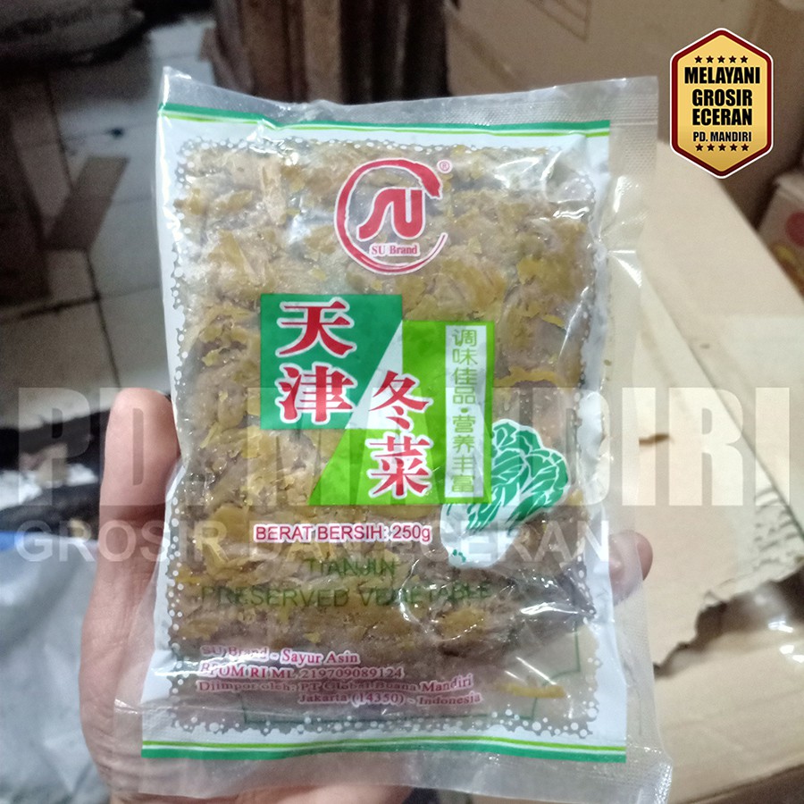 SU BRAND TONGCAI SAYUR SAWI ASIN 250 GR