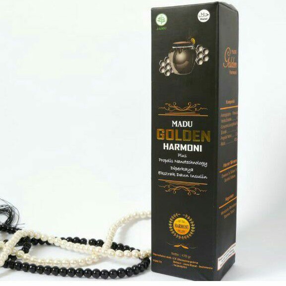 

Madu hitam pahit golden harmoni 470gr plus