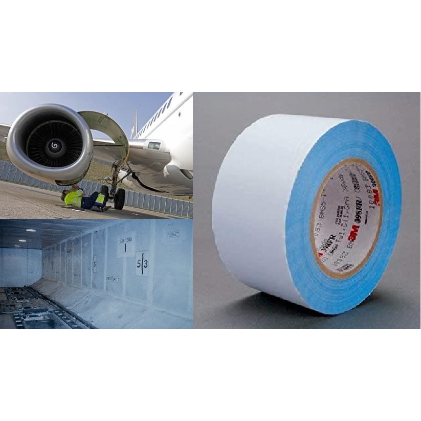 

398FR Glass Cloth Cargo lame Retardant Tape 3M 4inch X 36yard