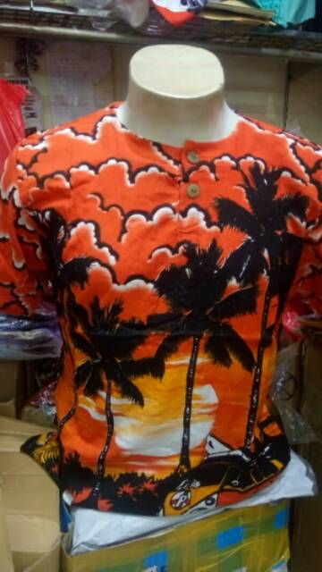 Terbaru Baju Bali Motif Sunset Ukuran Dewasa