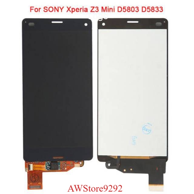 LCD TS Touchscreen Fullset SONY XPERIA Z3 MINI COMPACT D5803 D5833 ORI BLACK WHITE