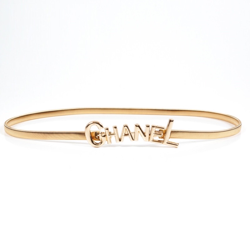 SMALL BELT / TALI PINGGANG ELASTIS WARNA BESI KARET GOLD MEWAH 13238