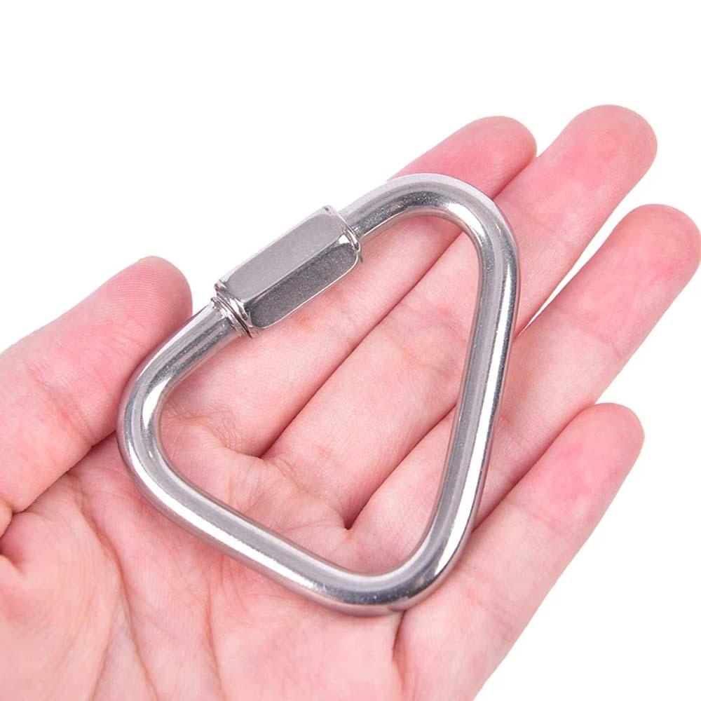 Kunci Sambungan Pengaman AUGUSTINA Lock Gesper Alat Panjat Tebing Gunung304Stainless Steel Mountaining Hook Buckle Climbing Buckle