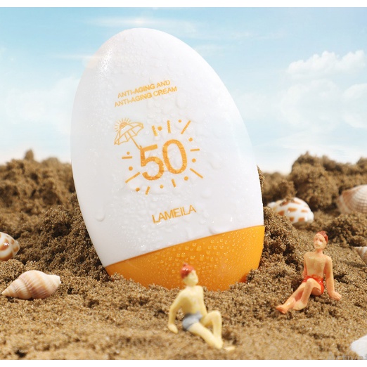 BISA COD !!! LAMEILA SUNBLOCK CREAM ~  SPF50+PA++++ Sun Protective Cream 3053 PERLINDUNGAN DARI SINAR MATAHARI