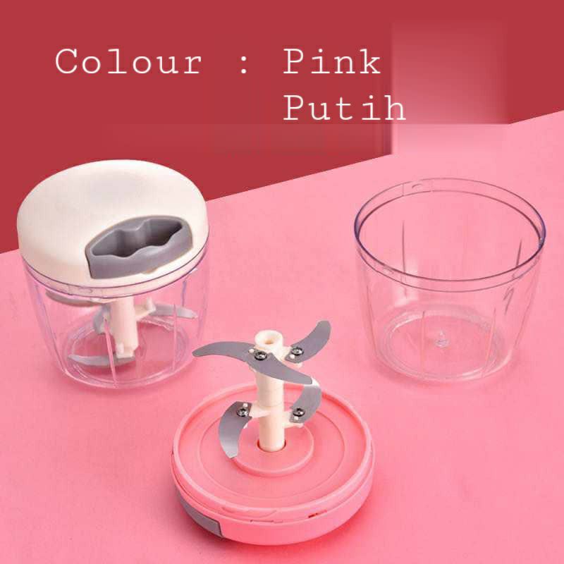 Manual Speedy Chopper 5 Pisau / Blender Tarik Manual 5 Pisau 900 ML