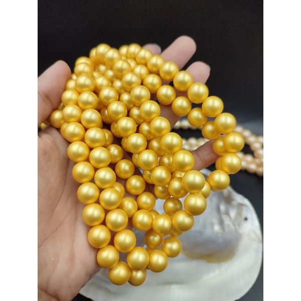 MUTIARA SHELL KULIT KERANG ASLI JEPANG 10 MM