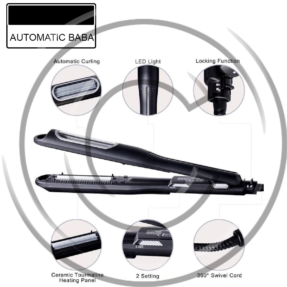 Automatic Crimping Hair Iron / Catokan Baba Otomatis - CO