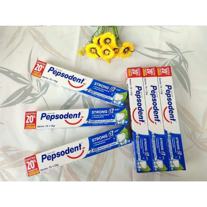 Pepsodent 75+15gr 6pcs