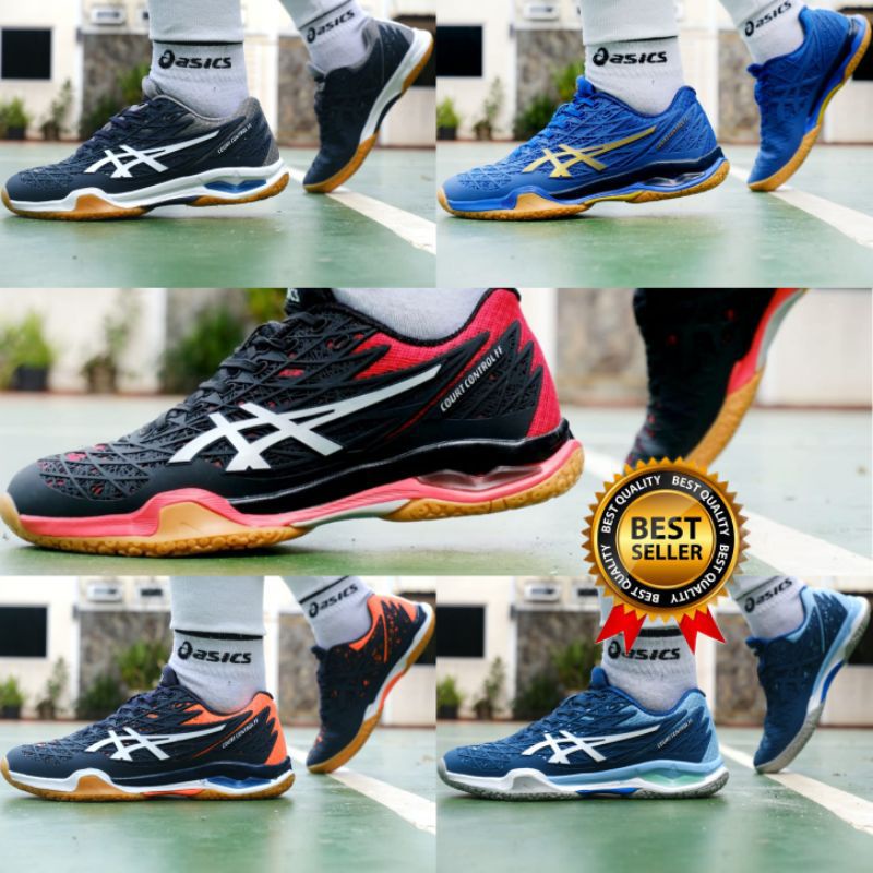 SEPATU VOLLY ASICS GEL COURT CONTROL FF // SEPATU ASICS GEL COURT// SEPATU BADMINTON