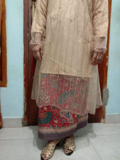 Ratu Shofia Brokat Tile Mutiara Original