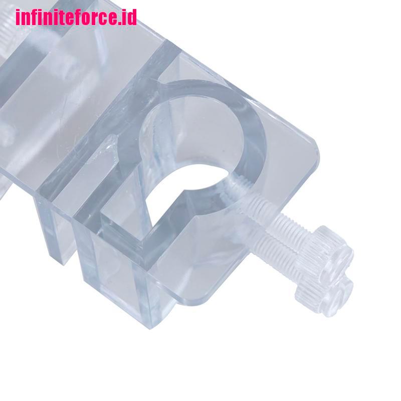 1 / 2pcs Bracket Kait Holder Pipa Filter Bahan Akrilik Untuk Aksesoris Akuarium Lily