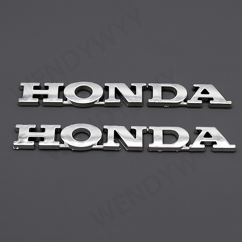 2pcs Stiker Emblem Honda 3D Ukuran 1.8x15cm / 0.9x10cm