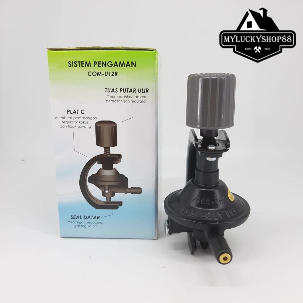 Regulator Gas Com 201 S COM-U12R Destec Tekanan Rendah Non Meter 201s com201 COMU12R