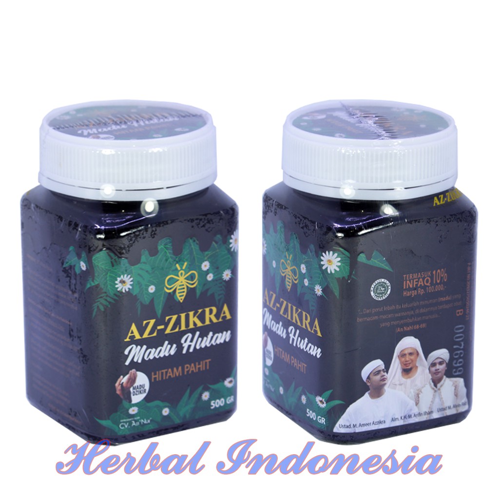 

Madu Az-Zikra Hutan Hitam Pahit | Zikra Hitam Pahit HUTAN 500 gr Kemasan Baru