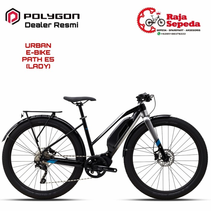 SEPEDA URBAN CTB E-BIKE ELETRIK POLYGON PATH E5 (LADY)