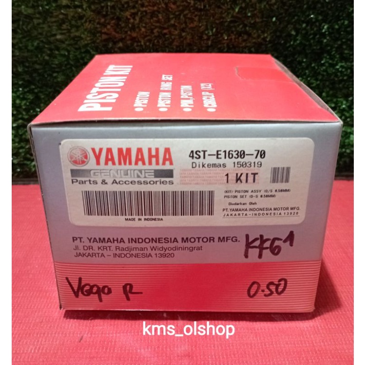 Piston Kit Vega R Lama, Crypton / Ring Seher Kit Vega R Lama, Crypton Size STD ( 4ST-E1630-50 ), 50 ( 4ST-E1630-70 ), 100 ( 4ST-E160-90 )