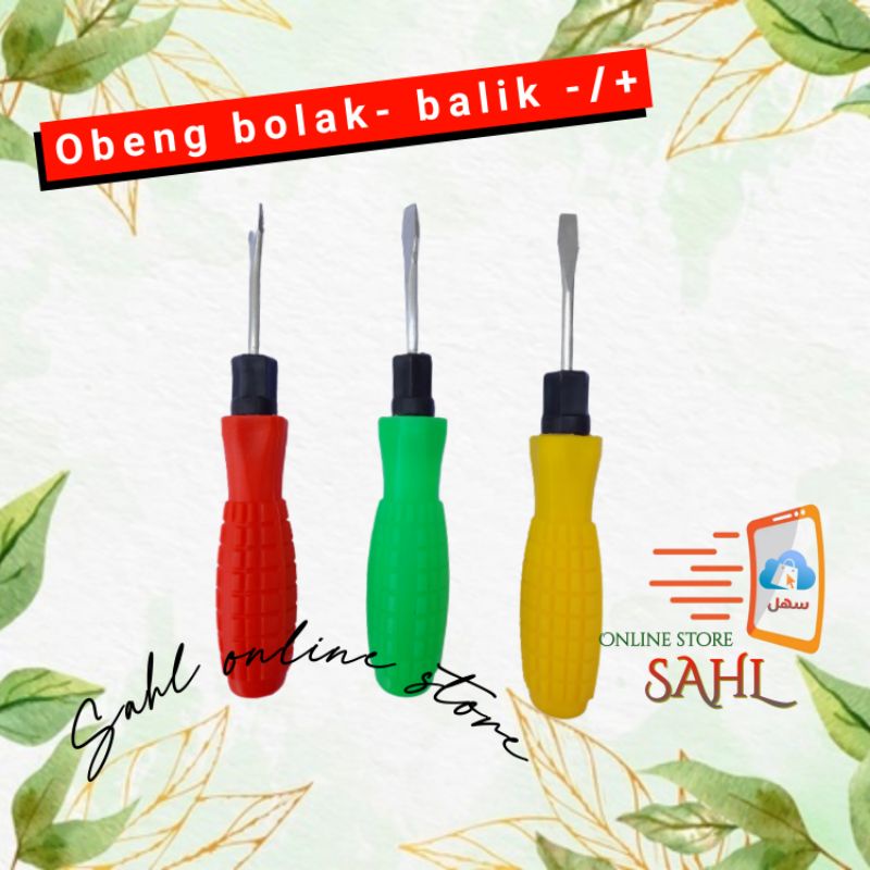 OBENG BOLAK-BALIK (-/+) BESAR