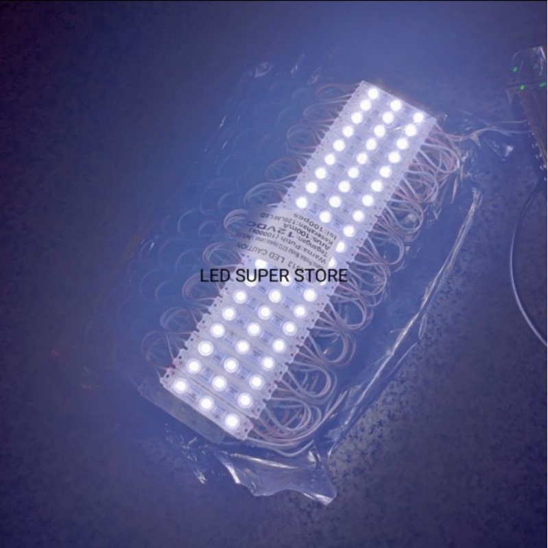 Lampu Modul LED Samsung 6313 Saso 2835 3 LED 12V Putih - 100pc
