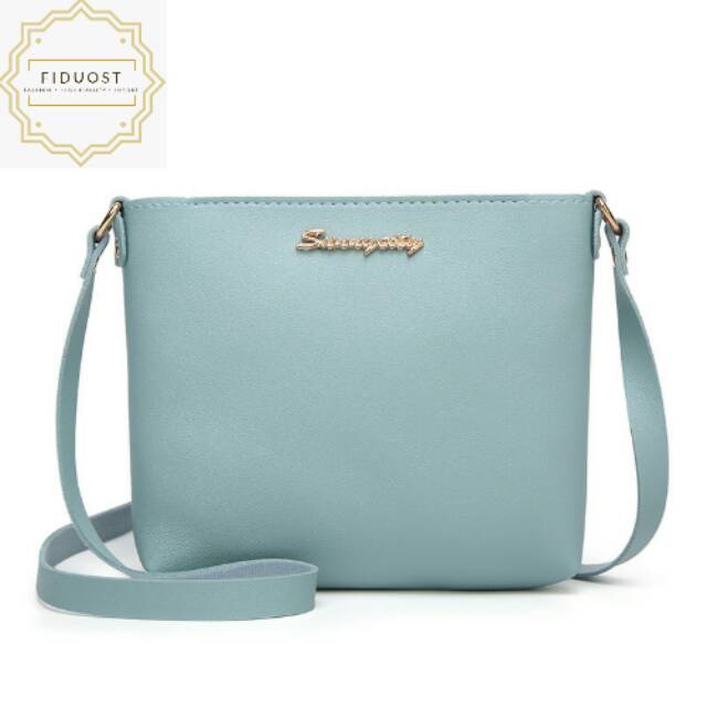 FDS817S (BSA COD) 1KG MUAT 10TAS - TAS SELEMPANG IMPORT - SLEMPANG - FASHION - KOREA - MINI BAG