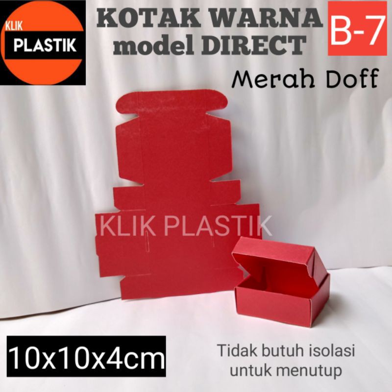 

Isi 36pcs KOTAK AKSESORIS 10x10x4 MERAH DOFF TEMPAT SOUVENIR PILLOW BOX KARDUS BUNGKUS KADO