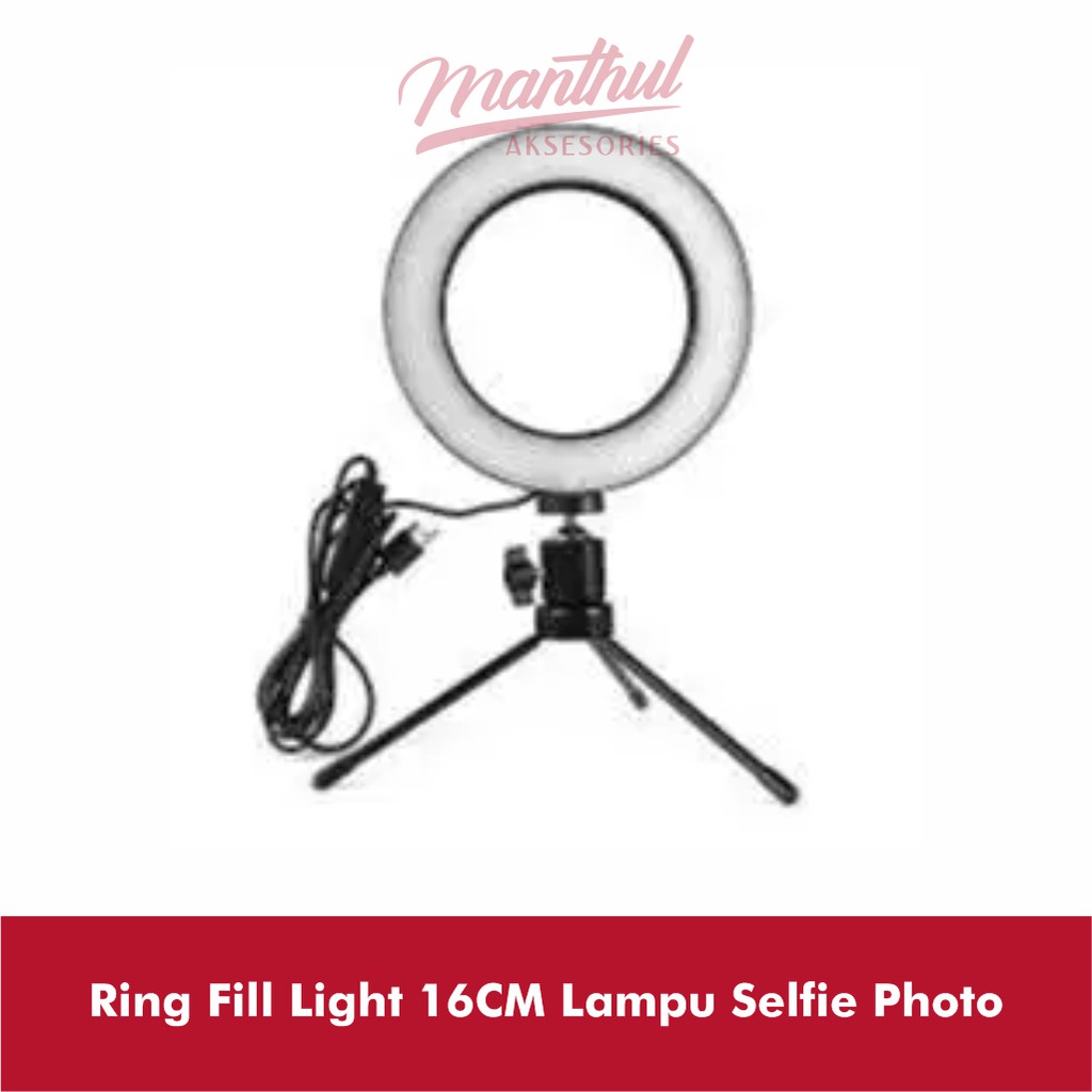 Ring Fill Light 16CM Lampu Selfie Photo