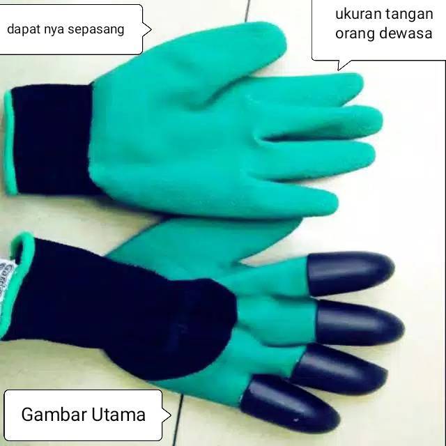 Sarung Tangan Berkebun Bercocok Tanam Kebun Ladang Sawah Tanaman Hobi Hidroponik Glove Rubber Shopee Indonesia
