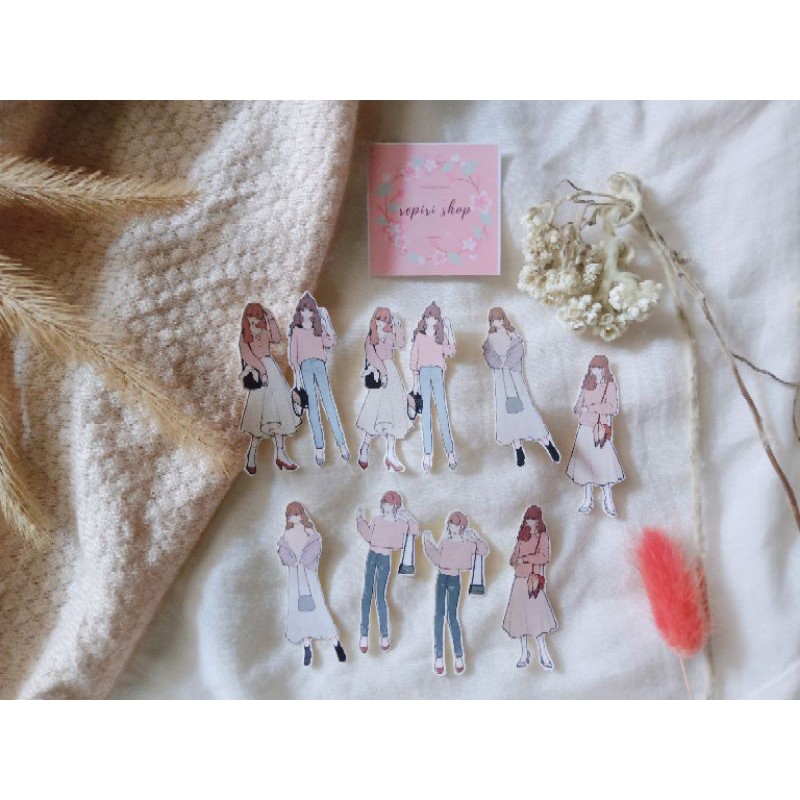 

STICKER GIRLS OOTD CASUAL