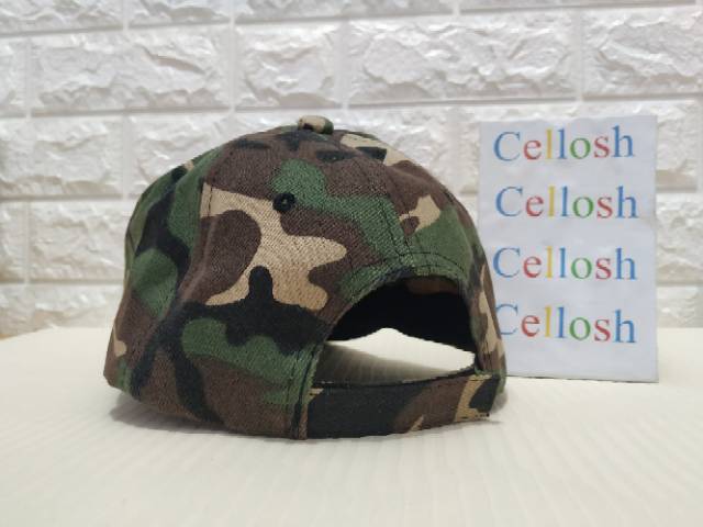 Topi Trucker Army Loreng Camouflage - S8R