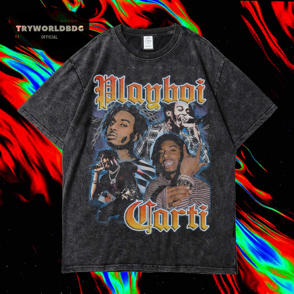 KAOS OVERSIZED / KAOS WASHED / OVERSIZED T SHIRT / KAOS PLAYBOI CARTI BOOTLEG VINTAGE RAP TEE