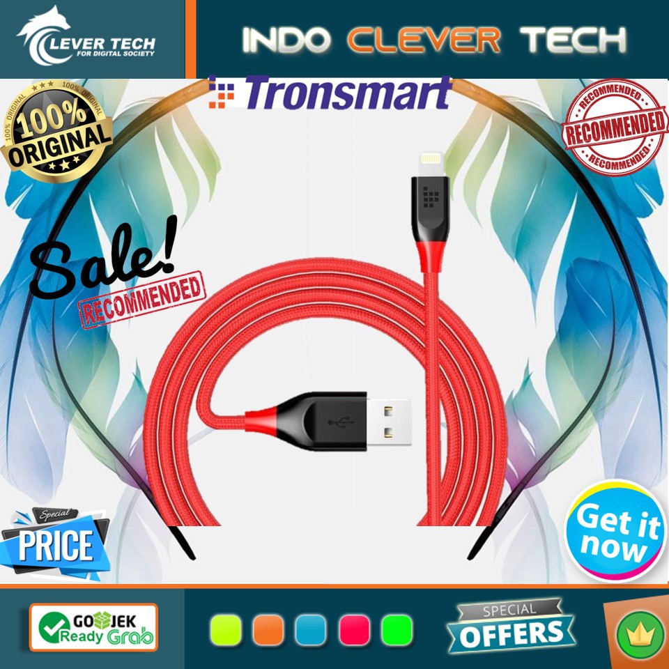 Tronsmart 19AWG Double Braided Lightning Cable 1.8M(6ft) [LEP02]