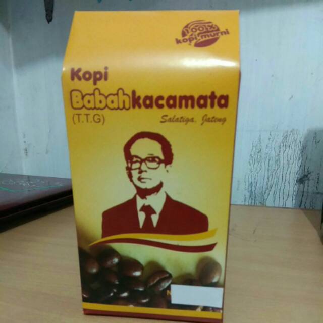 

Kopi robusta babah kacamata asli salatiga