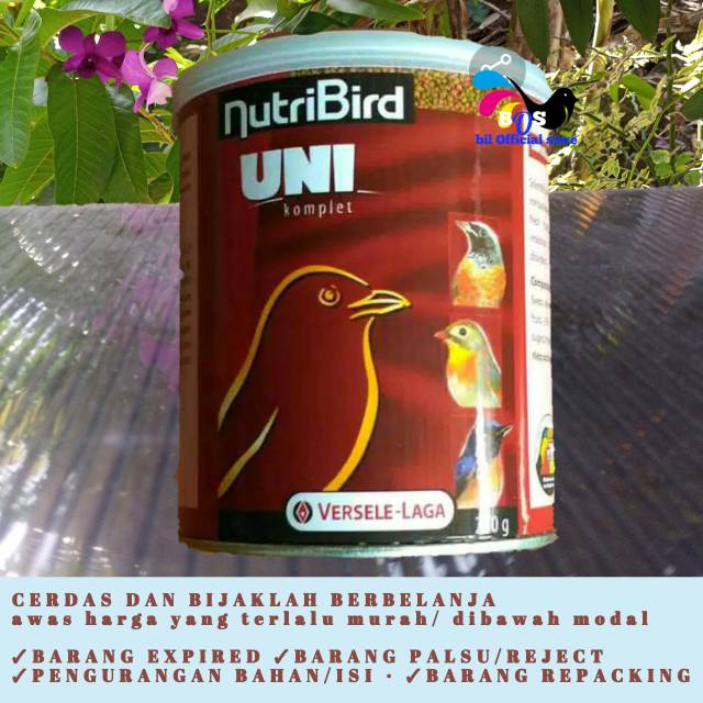 Pakan burung pleci NUTRIBIRD 250gr
