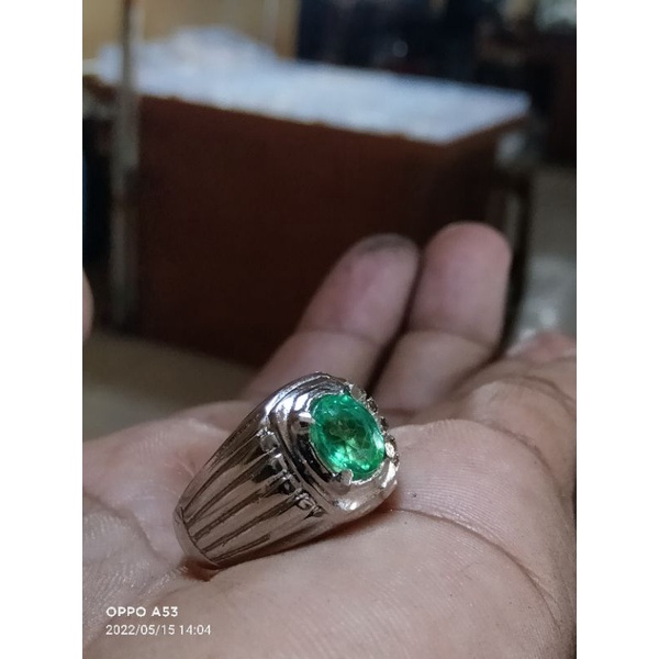 batu cincin Jamrud catam