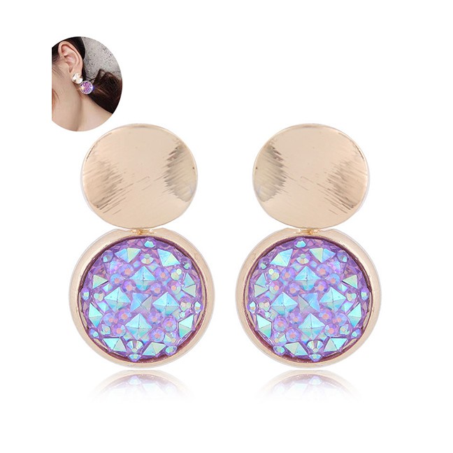 LRC Anting Tusuk Fashion Diamond Stud Earrings A5768X