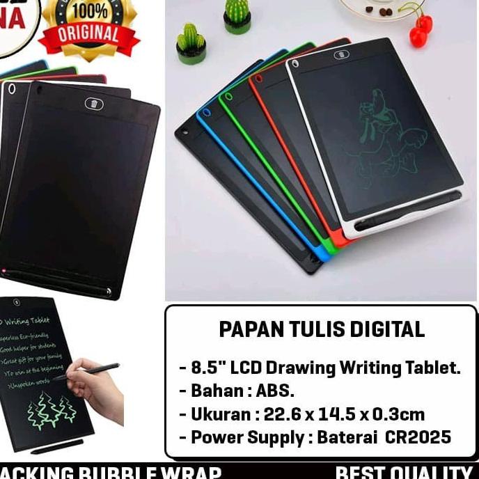 

WRITING TAB TABLET ANAK LCD PAPAN TULIS ANAK LED 8.5Inch DRAWING TAB ..