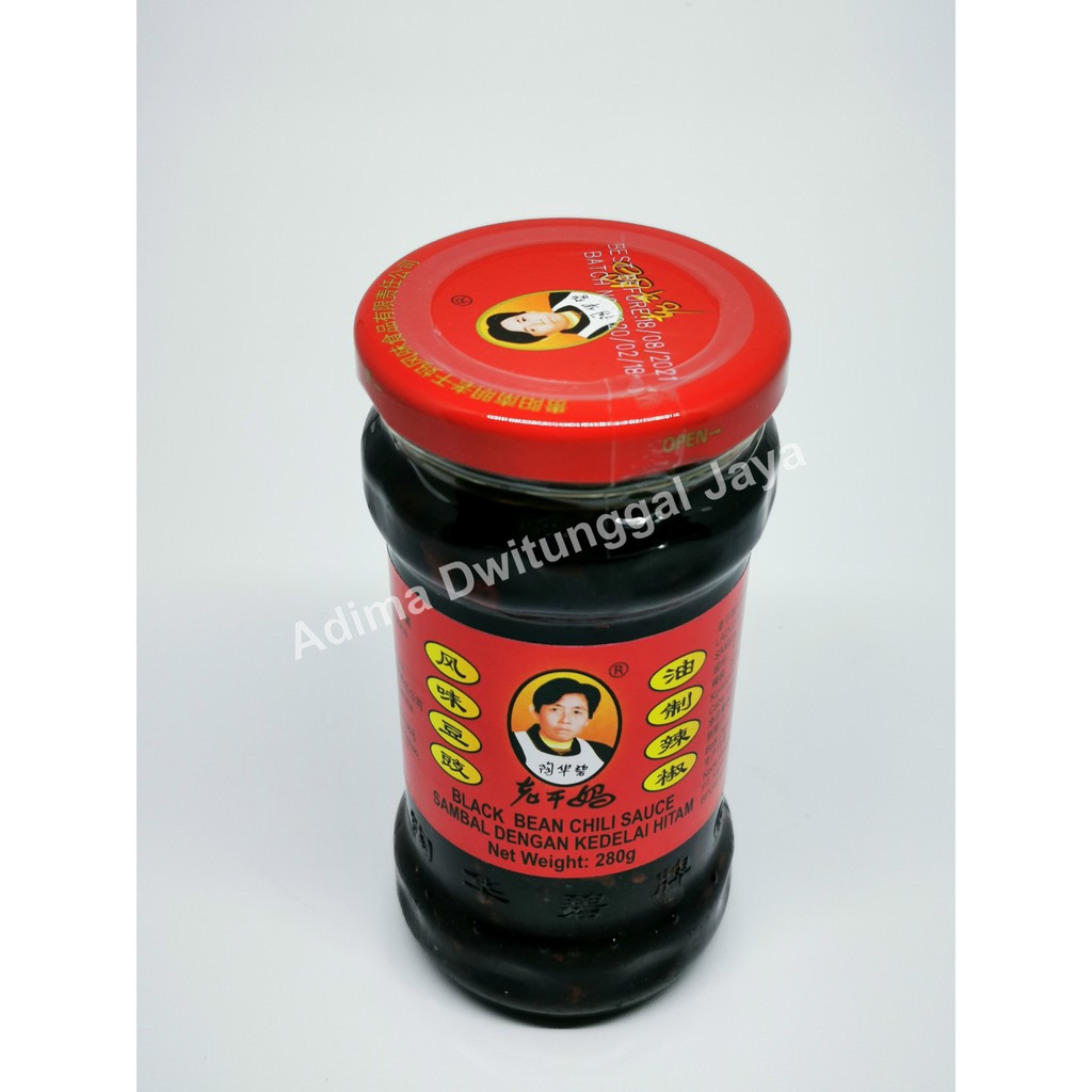 Lao Gan Ma Black Bean Chili Sauce/Laoganma Sambal Kedelai hitam 280gr