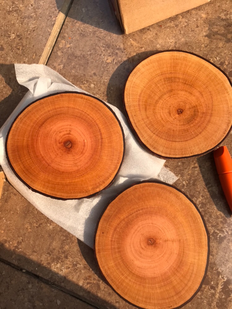 Dekornata Wooden Slice 10-14 Cm / Wood Slice/ Potongan Kayu Decor/alas Cangkir / Dekornata