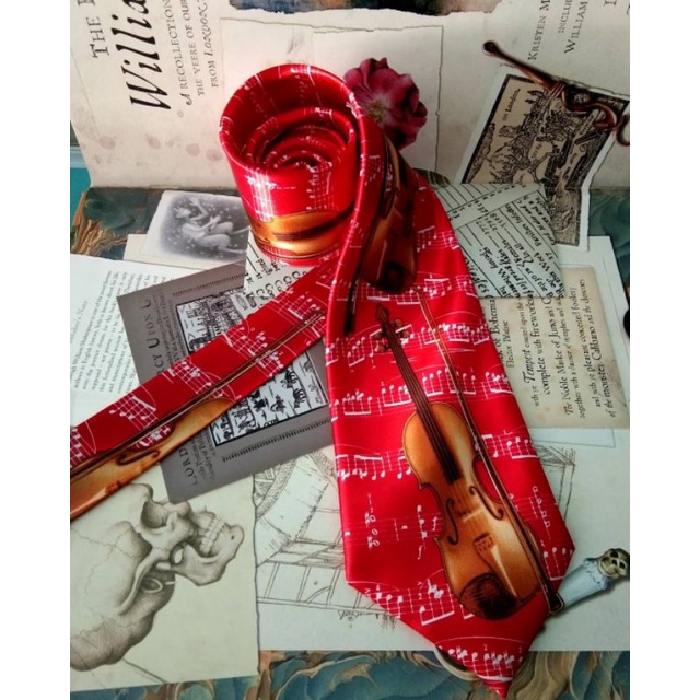 dasi motif musik, dasi pria, dasi motif unik, dasi murah
