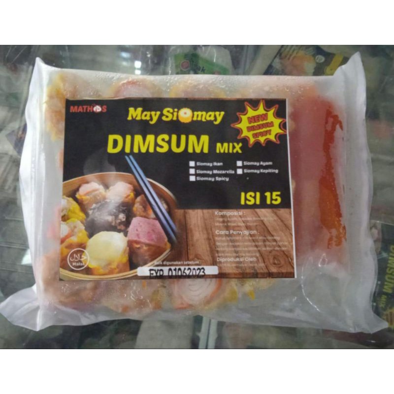 

Dimsum mix May siomay isi 15