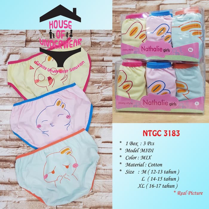 NATHALIE GIRLS CD ANAK PEREMPUAN REMAJA MODEL MIDI NTGC 3183 ISI 3