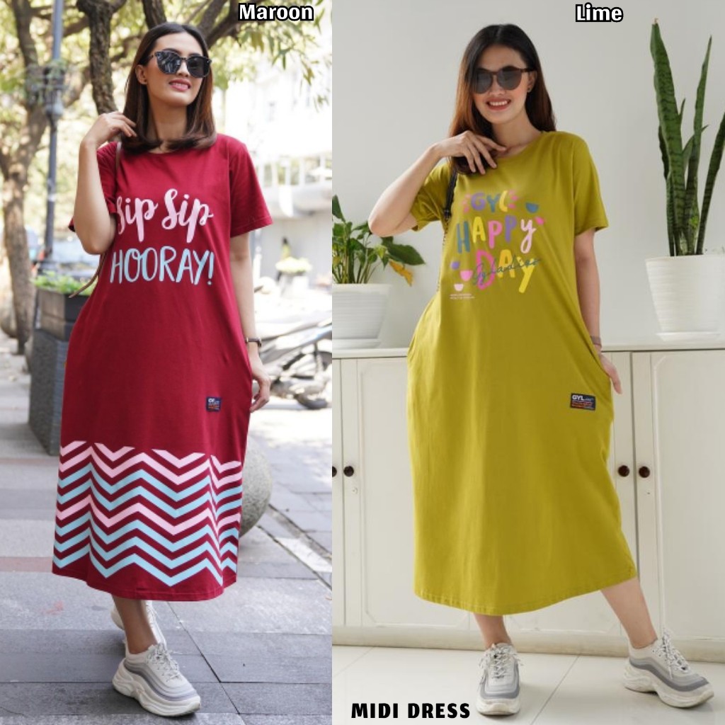 MIDI DRESS Original by GYL AUTHENTIC