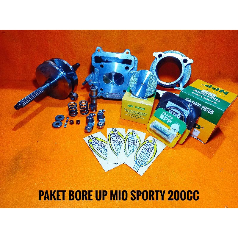 PAKET BORE UP MIO SPORTY 200CC - BOYRENK RACING