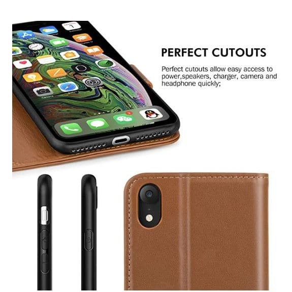 CASE IPHONE X | XS FLIP COVER WALLET LEATHER CASE CLASSIC