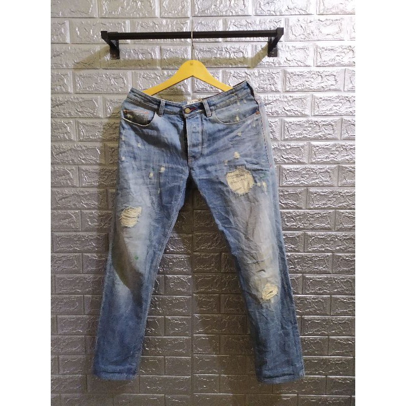 Armani jeans selvedge redline made italy size 30 second minus