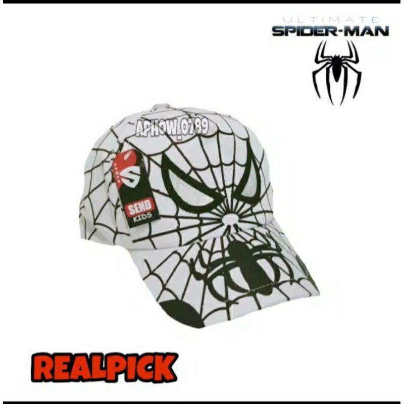 TOPI SPIDERMAN / TOPI ANAK / TOPI KARAKTER