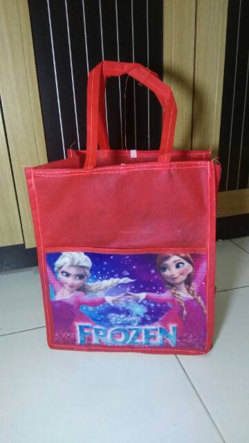 Tas ulang tahun frozen 2 kantong