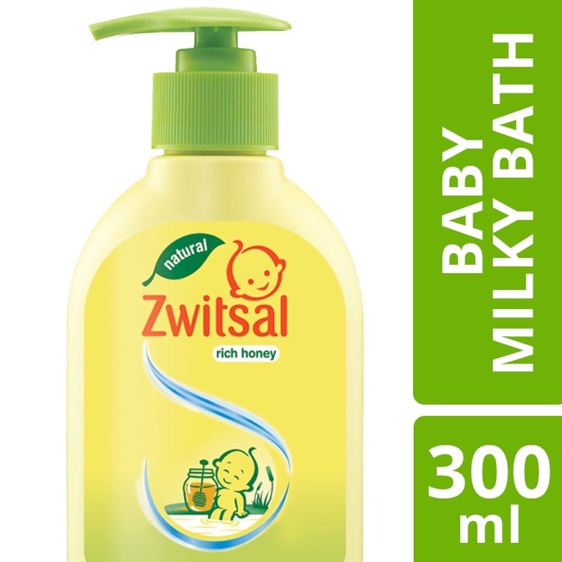 Sabun Bayi Zwitsal Baby Bath Natural Rich Honey 300 ml